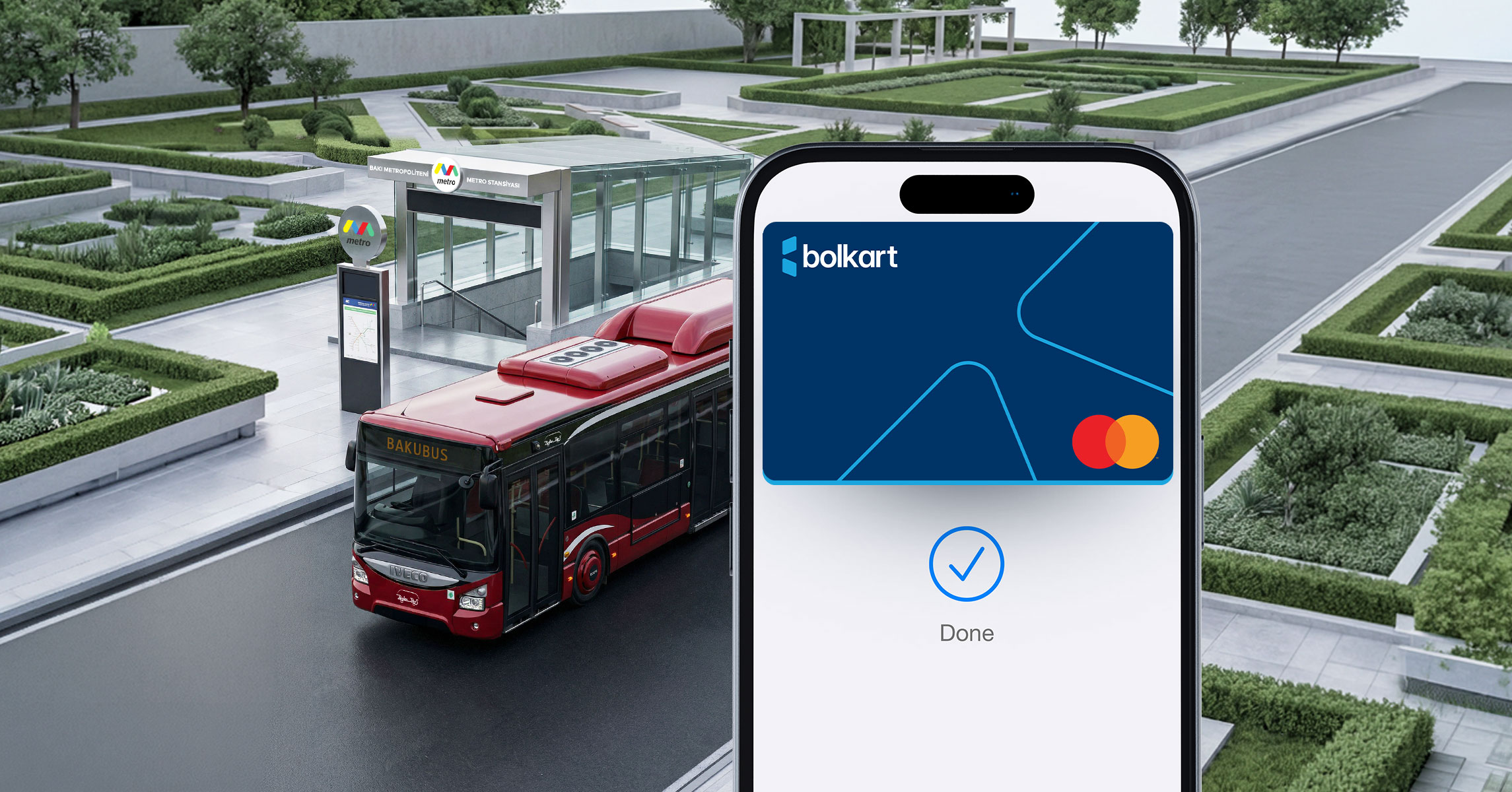 Avtobus və ya metroda Bolkart-la ilk gediş 1 qəpik!